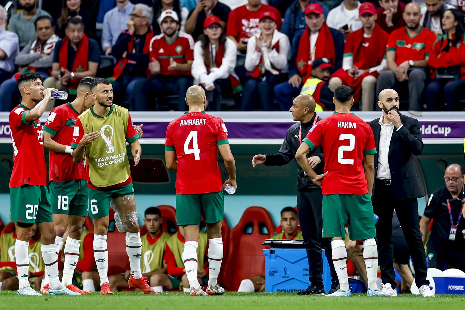 カタールW杯でベスト4入りしたモロッコ　©Kiichi Matsumoto/JMPA