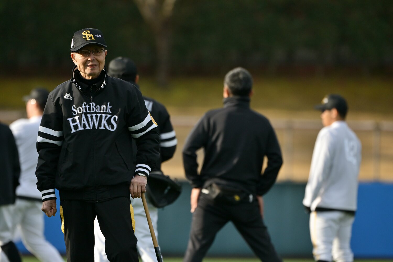 「10発ぐらいは打ったうちに入らんのよ(笑)」 ©Hideki Sugiyama