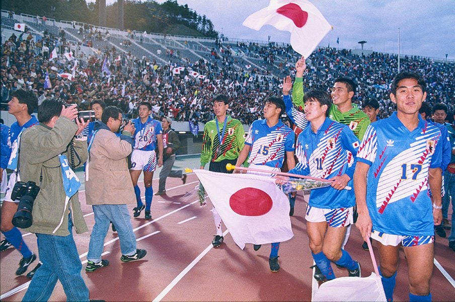 サッカー界とテレビ業界まで変えた。実況席で見た1992年アジア杯初制覇。＜Number Web＞ photograph by Kazuaki Nishiyama