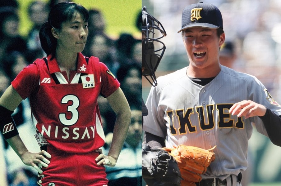 息子は仙台育英エース、ドラフト会議も現地で…元祖“世界一のリベロ”津雲博子（55歳）の今「野球にどハマり」「仙台にアパートまで借りちゃった」＜Number Web＞ photograph by （L）Jun Tsukida/AFLO SPORT（R）JIJI PRESS