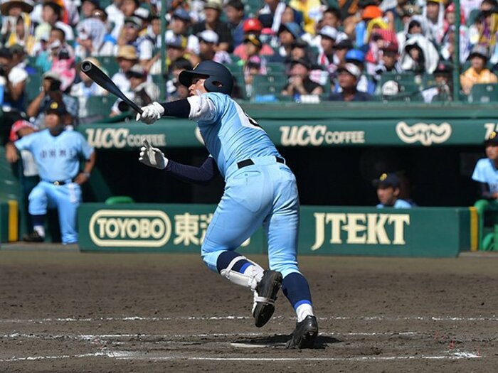 常葉大菊川は最後まで真っ向勝負。近江・北村に6打点献上も勲章だ。＜Number Web＞ photograph by Hideki Sugiyama