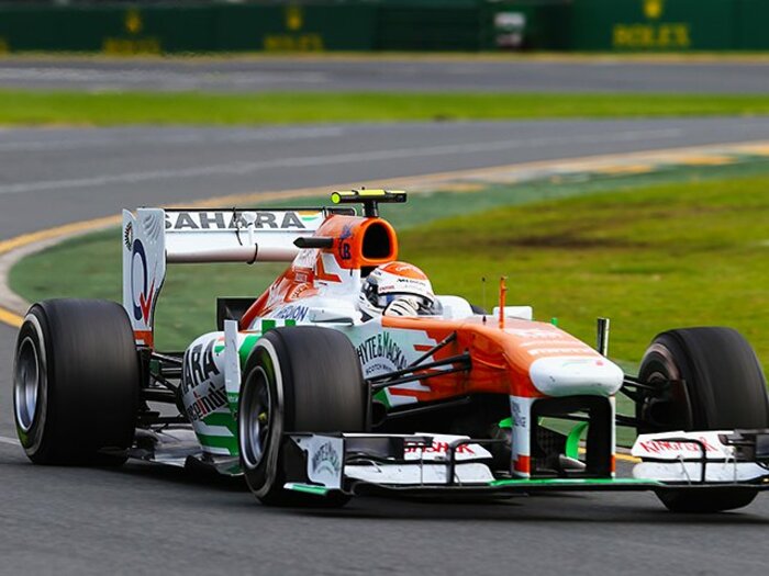 好調フォースインディアのしたたかなコース外戦略。～F1中堅チームに出た明と暗～＜Number Web＞ photograph by Getty Images