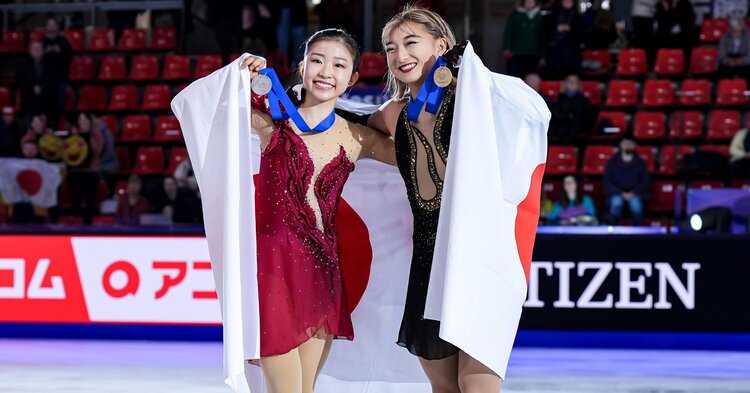 全日本選手権は）誰が勝ってもおかしくない」坂本花織が語った…日本女子が躍動したGPファイナルで見えた“ジュニアとシニアの違い”（2／3） -  フィギュアスケート - Number Web - ナンバー