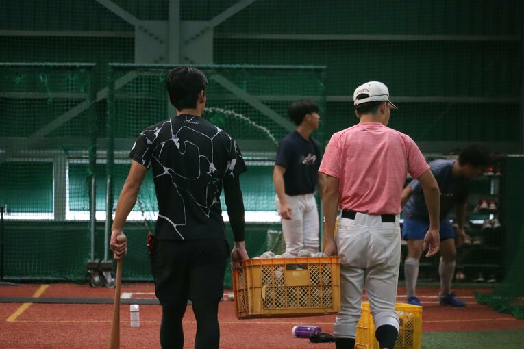 山田健太（立教大4年）の練習風景　©Genki Taguchi