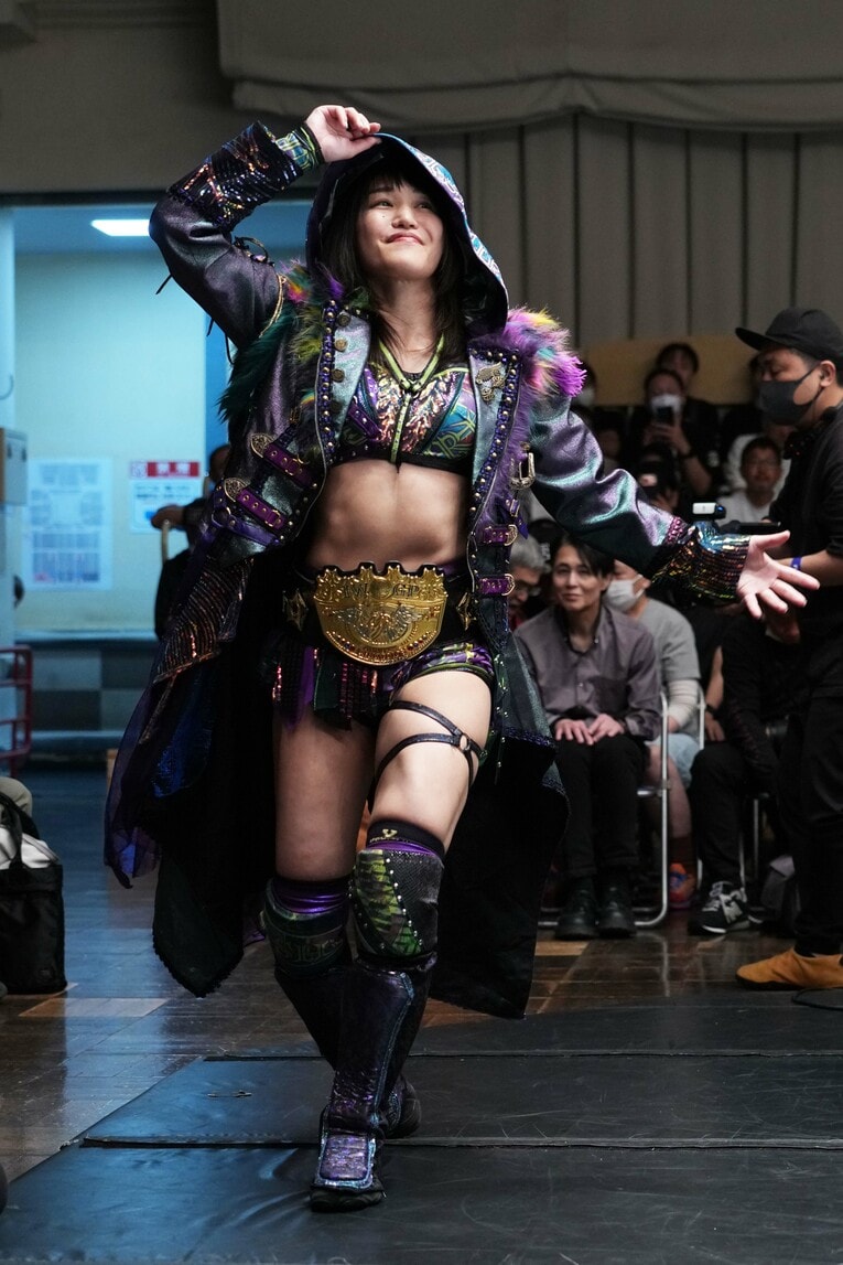 IWGP女子王者の朱里　©Essei Hara