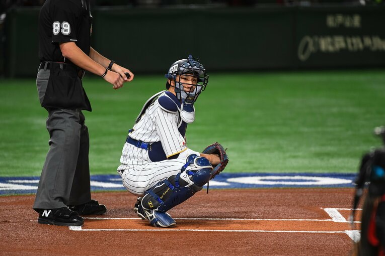 日本代表の捕手にもなった小林誠司　©Nanae Suzuki