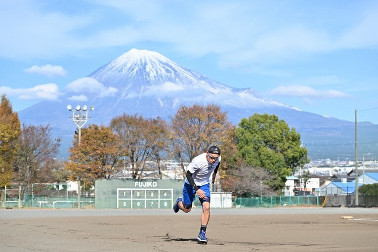 富士高校野球部を指導したイチロー　©Naoya Sanuki