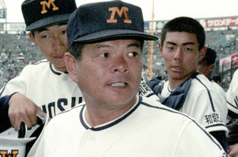 箕島高校の名将・尾藤公（びとう・ただし）。春夏合わせて甲子園出場14回、優勝4回　©KYODO