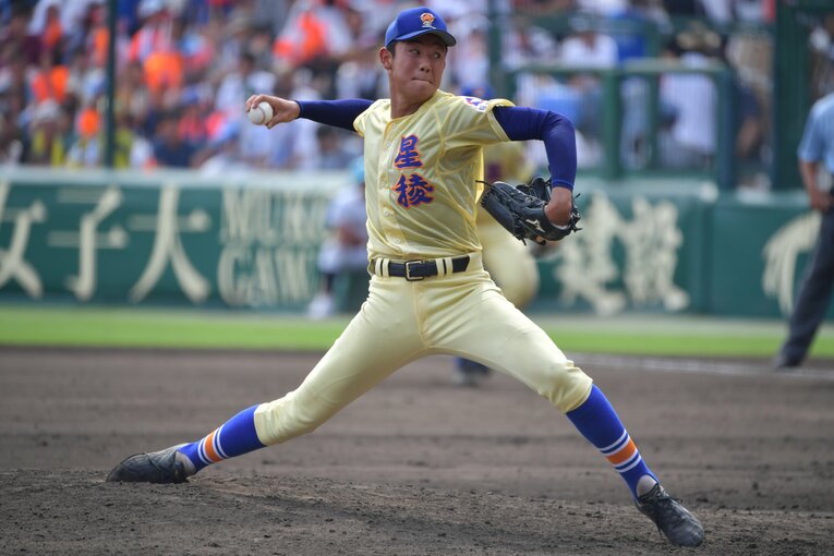 2019年、星稜を夏の甲子園準優勝に導いた奥川恭伸（現ヤクルト） ©Hideki Sugiyama