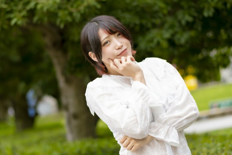 《特別グラビア》スターダム林下詩美が語る“女王ではない今”の自由さ…話題の“中野ぅたみ”も登場「かわぃぃことしかとりぇがなぃんですぅ」(42)