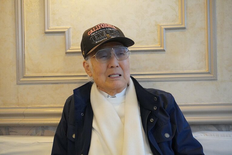 インタビューに応じた八名信夫さん。現在89歳 ©NumberWeb