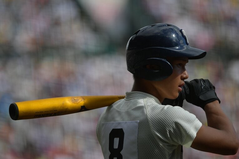 大阪桐蔭時代の藤原　©︎Hideki Sugiyama