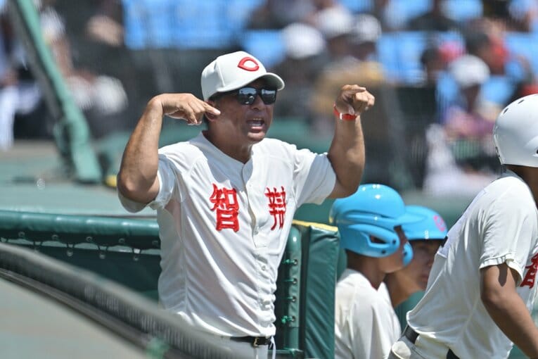 8回の中谷監督　©Hideki Sugiyama