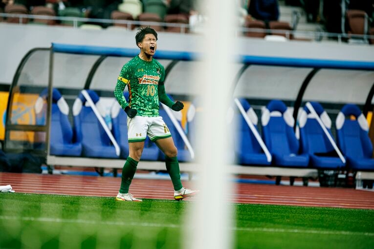 青森山田時代の松木玖生　©︎Kiichi Matsumoto