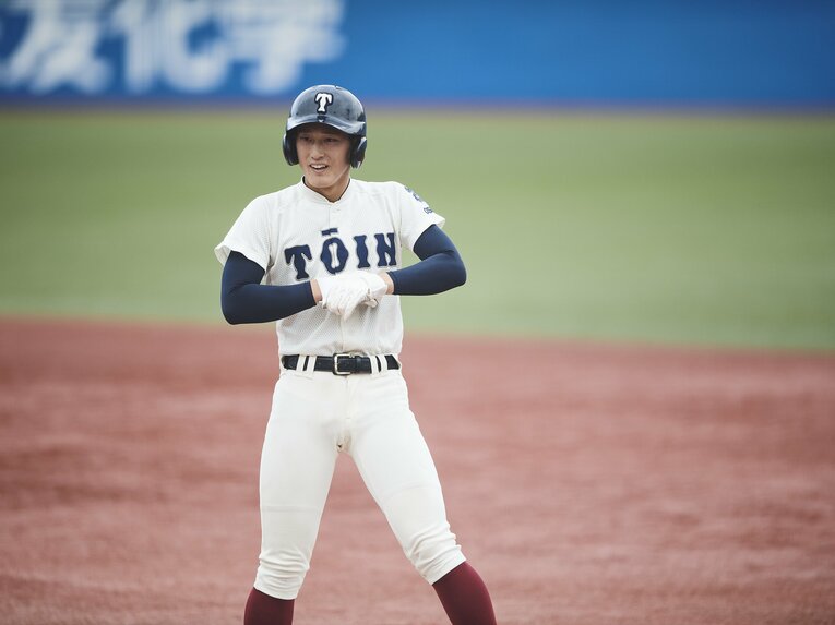 大阪桐蔭・松尾汐恩 ©Yuki Suenaga