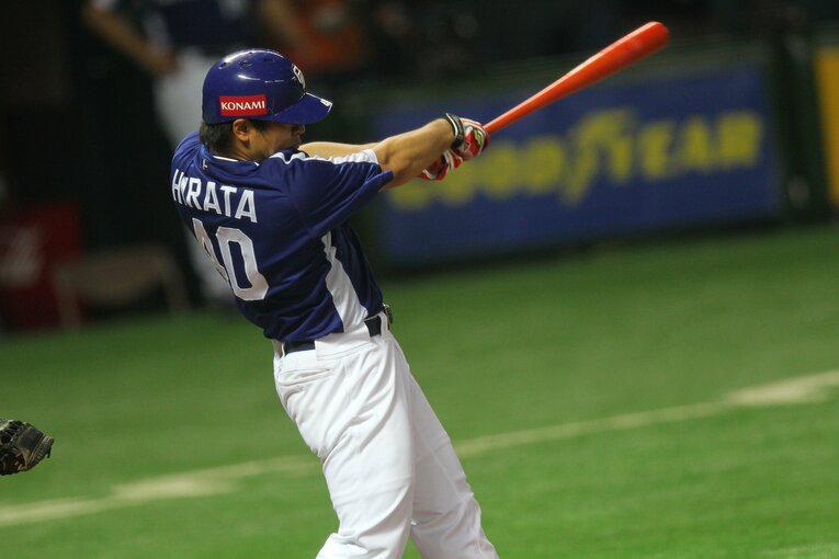 中日時代の平田良介　©BUNGEISHUNJU