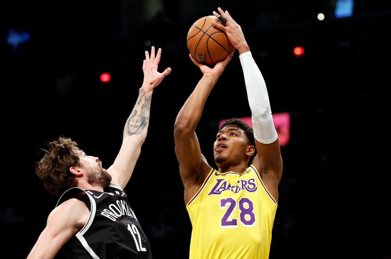 電撃トレードでNBA名門レイカーズに加入した八村塁。新天地で上々のスタートを切り、プレイオフへの意欲も口にした ／ photograph by Getty Images