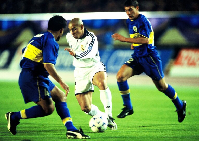 レアル・マドリーとトヨタカップで対戦した頃のボカ　©Sports Graphic Number