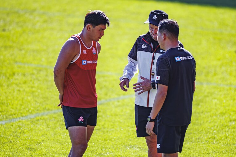李承信（2023年ラグビーW杯・練習日）　©︎Kiichi Matsumoto