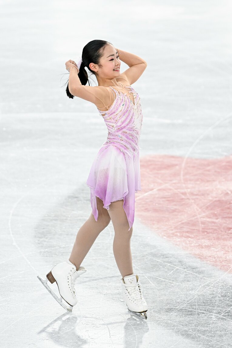 腕を振り下げ、ガッツポーズを作る　©Raniero Corbelletti／AFLO