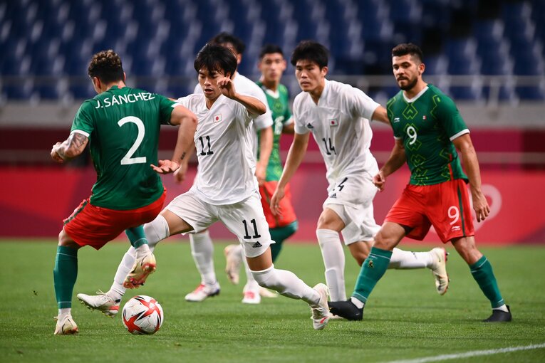 東京五輪3位決定戦・メキシコ戦（2021年8月）　©︎JMPA