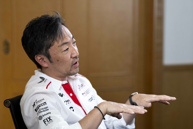 ハースのチーム代表として3シーズン目を迎えた小松礼雄　©Asami Enomoto