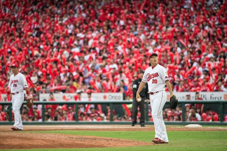 一岡竜司／2013年に巨人から広島へ（大竹寛の人的補償）　©Nanae Suzuki