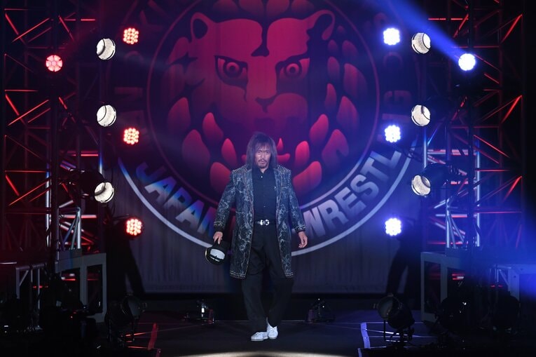 『NEW JAPAN CUP 2022』の決勝、内藤哲也の入場シーン