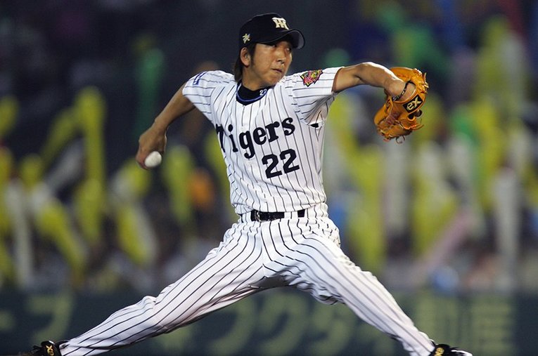 阪神・藤川（2005年撮影）©Koji Asakura