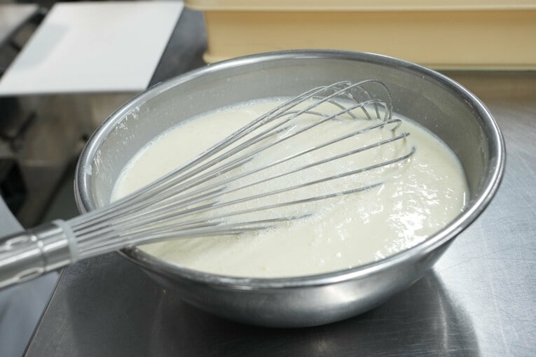 『デリチュース』のチーズケーキが完成するまで