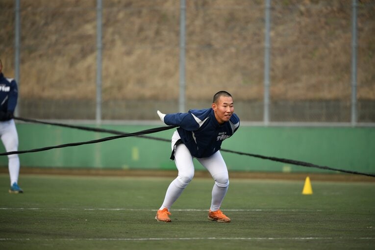 大阪桐蔭の練習風景（2022年）　©︎Hideki Sugiyama