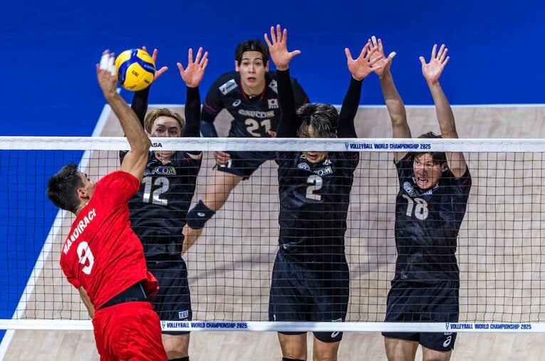 バレーボール世界選手権・トルコ戦　©︎Volleyball World