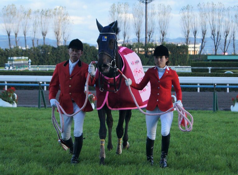 エリザベス女王杯を制したマリアライト　©Satoshi Hiramatsu