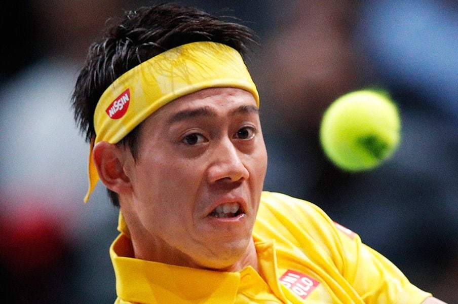 錦織圭は外よりインドアで強い!ファイナルズ優勝が現実的な理由。<Number Web> photograph by AP/AFLO