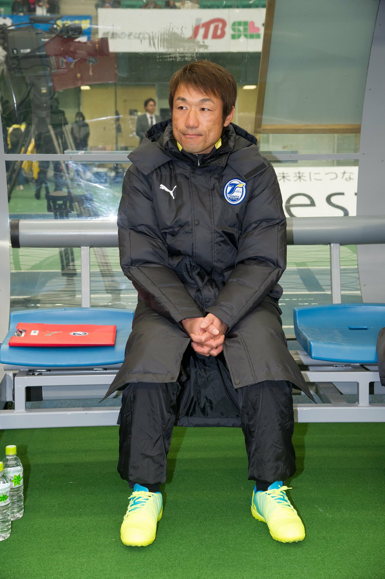 2016年、監督就任時の片野坂　©J.LEAGUE