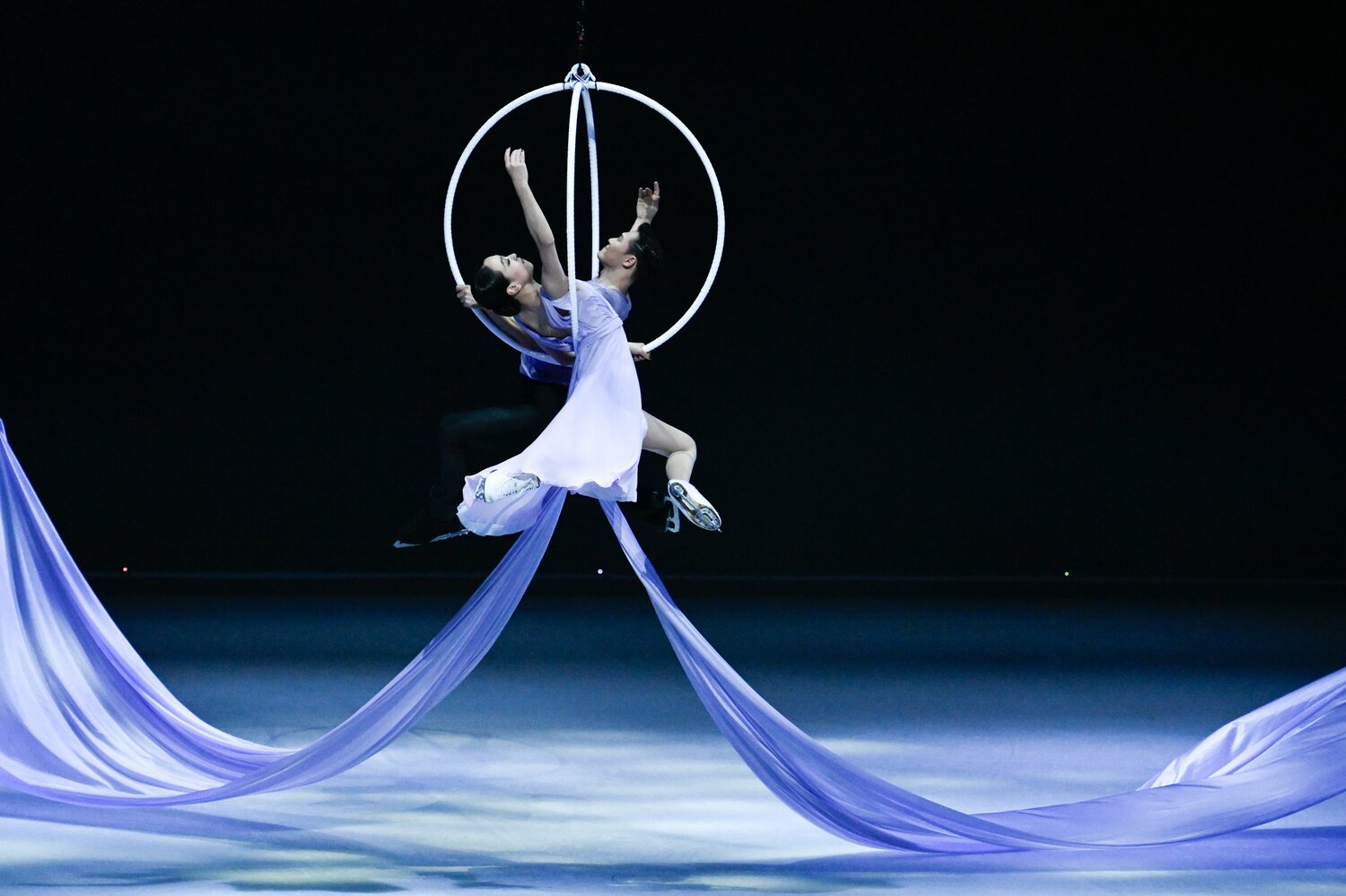 柴田嶺とのエアリアル　©︎Asami Enomoto