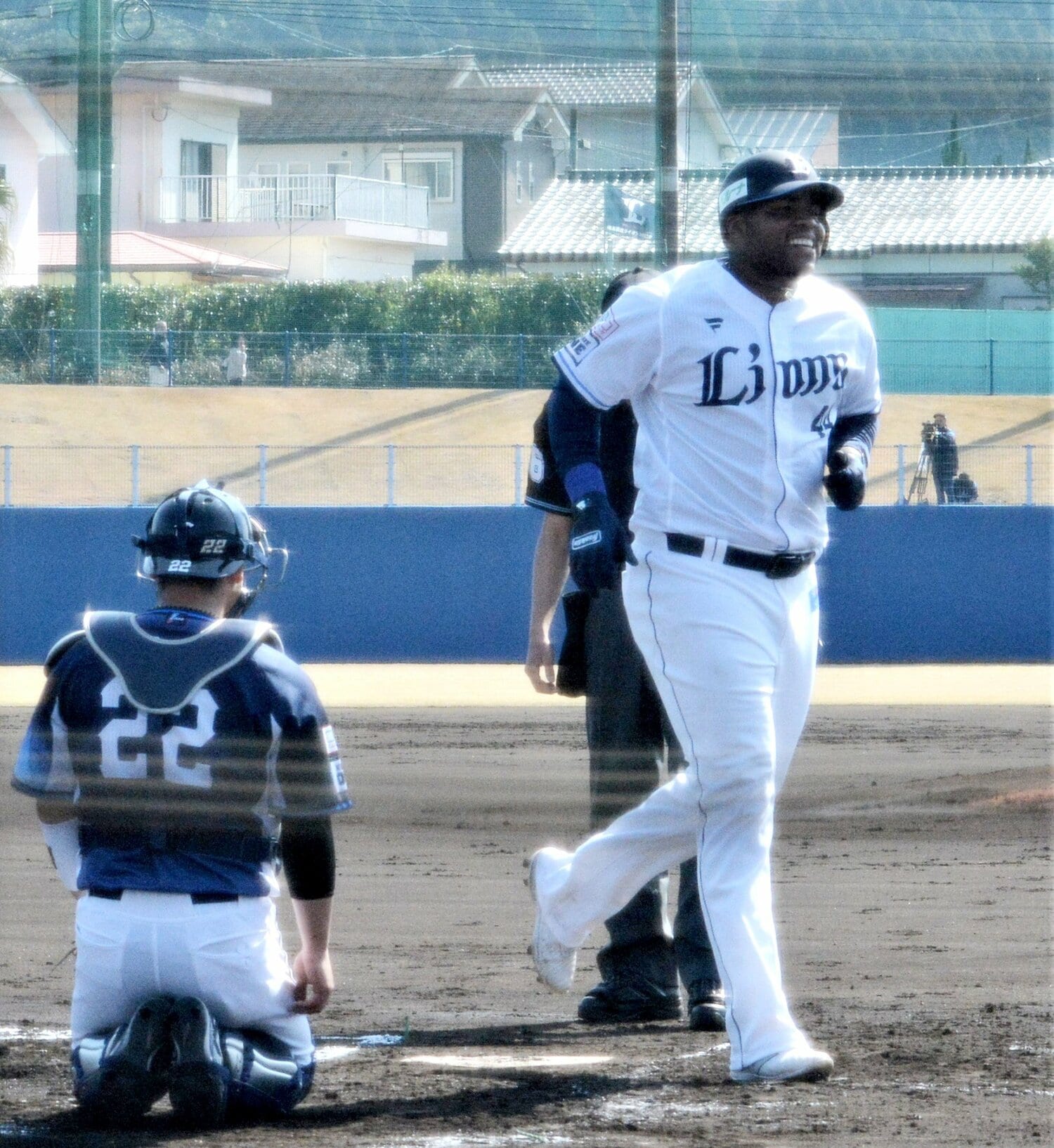 見るからに重量級なアギラー ©JIJI PRESS