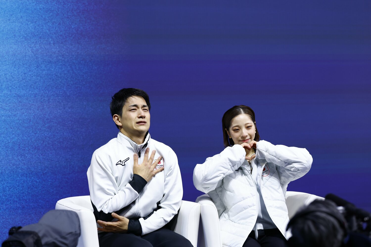 ミラノ五輪金メダル獲得が決まった瞬間　©Sunao Noto／JMPA