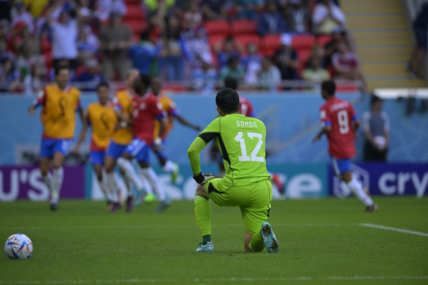 キッカー誌の採点で最も高評価だったのは板倉の3。最低評価5は権田、守田、堂安、鎌田、相馬、上田につけられた 　©︎Koki Nagahama/JMPA