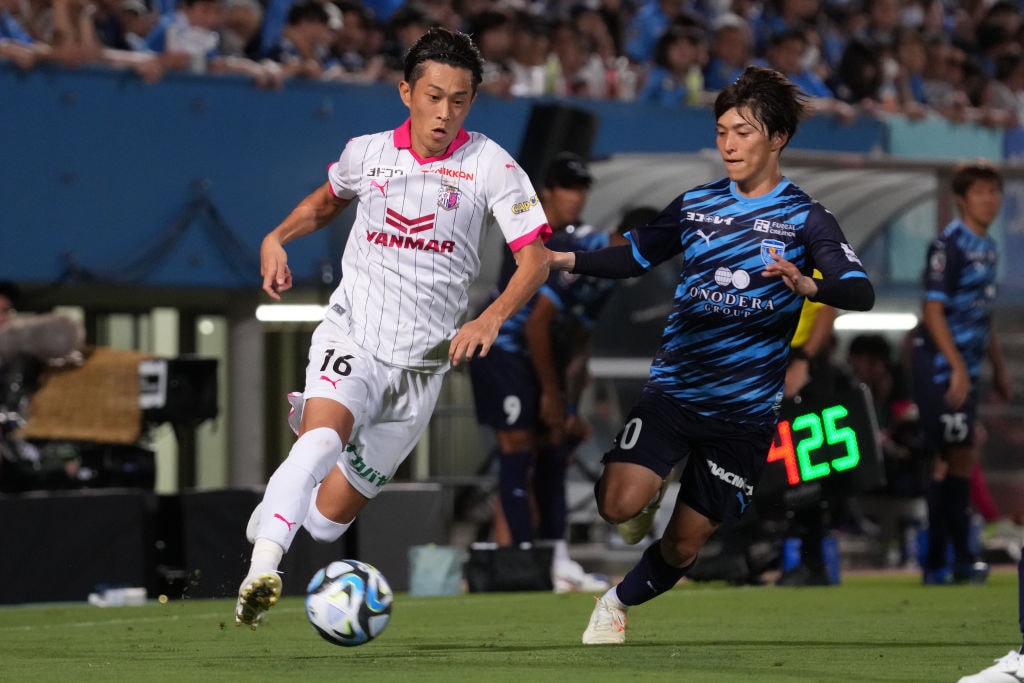 セレッソ大阪でポジションを獲得し、日本代表にたどり着いた毎熊。高校時代はウインガーとして全国選手権優勝に貢献している　©Masashi Hara/Getty Images