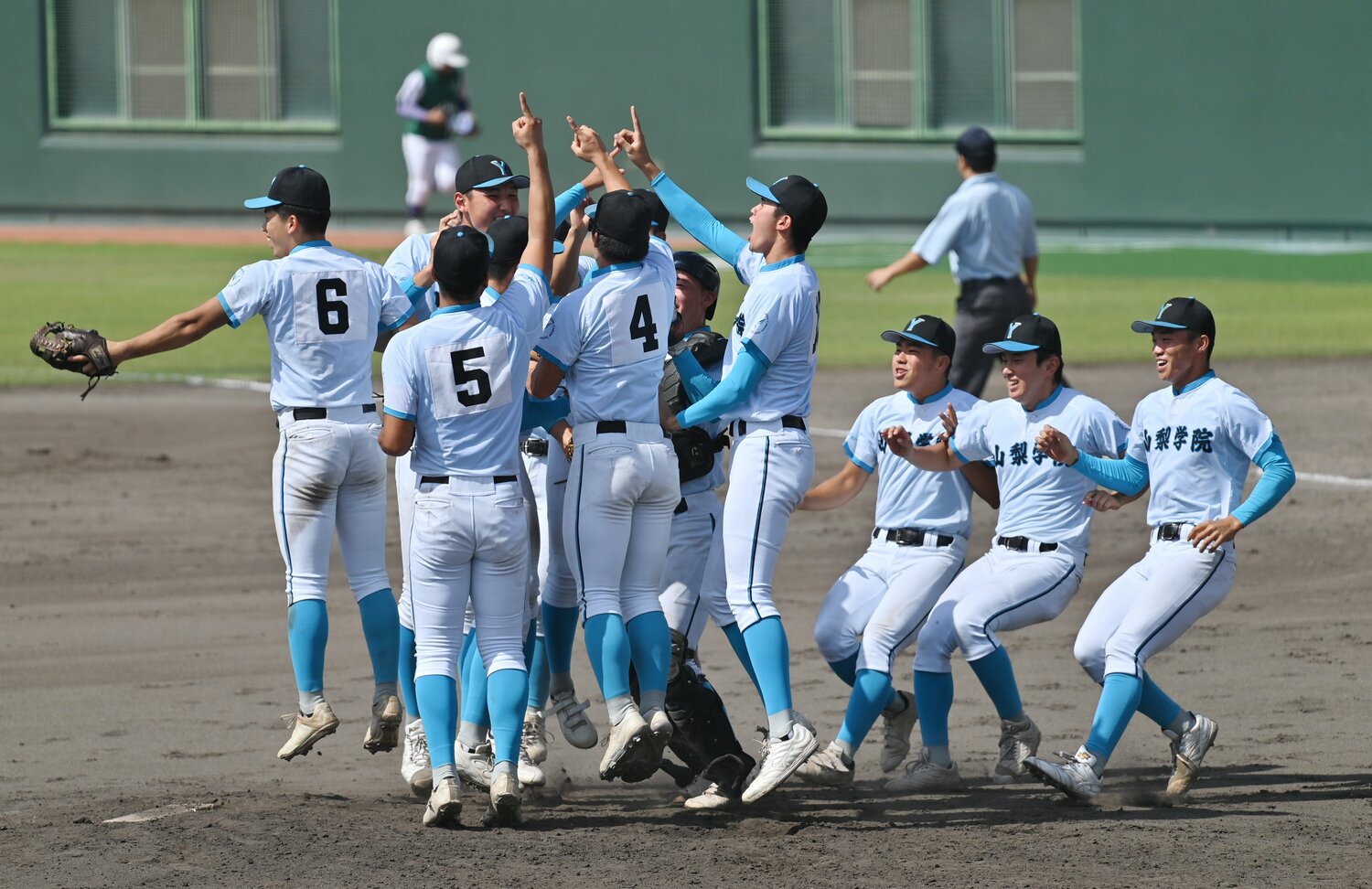 2025年10月の国スポ硬式野球では初優勝を遂げた　©JIJI PRESS