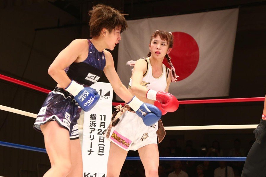 2019年、チャン・リーとの対戦では判定勝ち　©K-1