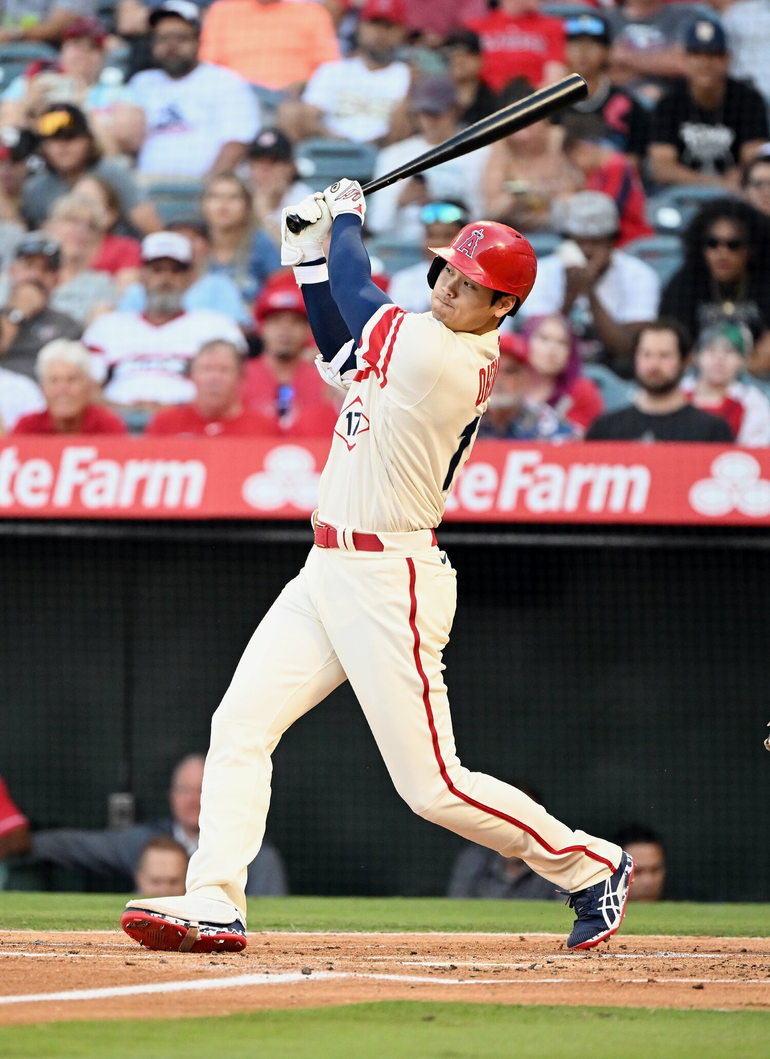 昨季はDH部門のファン投票だけでなく、選手間投票で投手部門でも選出された大谷 ©Getty Images