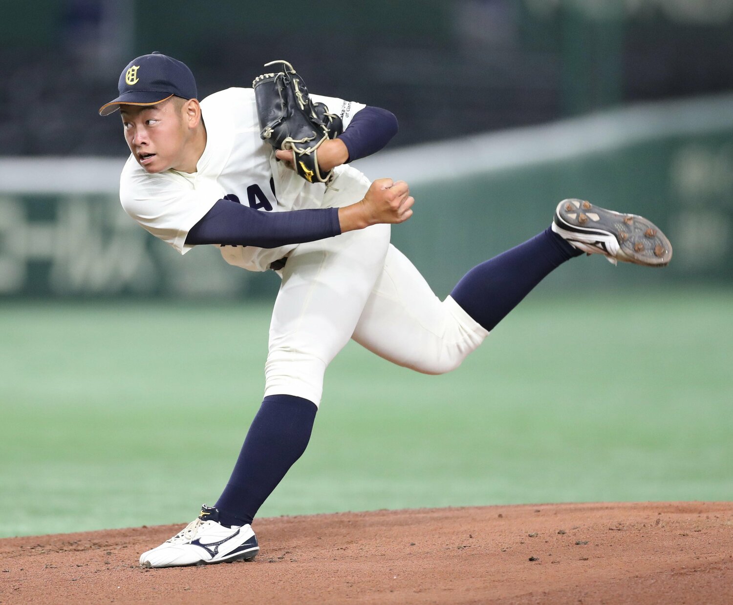 春のリーグ戦では「2日連続完投」も見せた大商大エースの鈴木豪太　©Sankei Shimbun