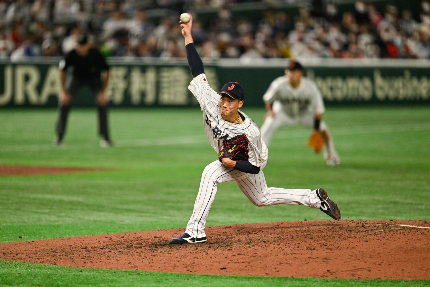 湯浅は2試合登板で好投を見せた　©Nanae Suzuki