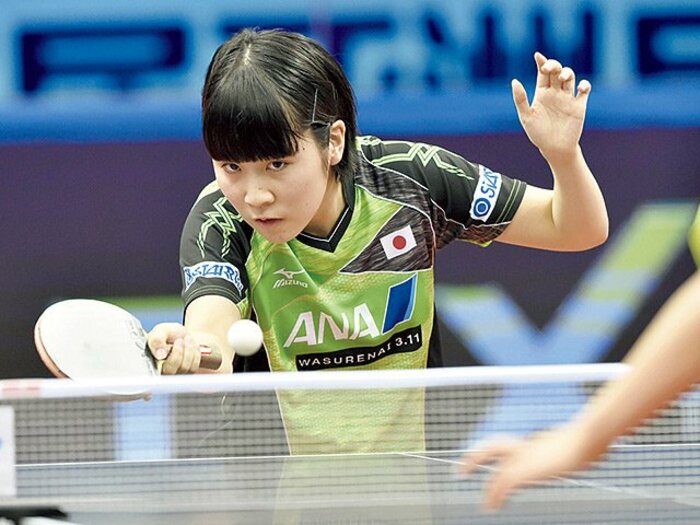中国勢3連続撃破に見る、卓球・平野美宇の覚醒劇。~「まぐれではできない」世界1位、2位、5位超え~<Number Web> photograph by KYODO