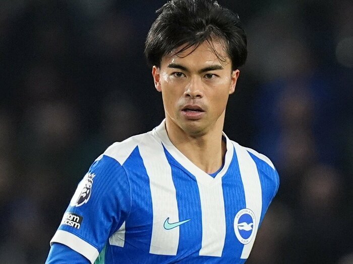 「（クリア夫人から）刺激を受けている」シャイな三笘薫28歳が“プレミア100試合”で語った「妻への感謝」…“現役アスリート”クリア夫人は6年ぶり好記録＜Number Web＞ photograph by Getty Images