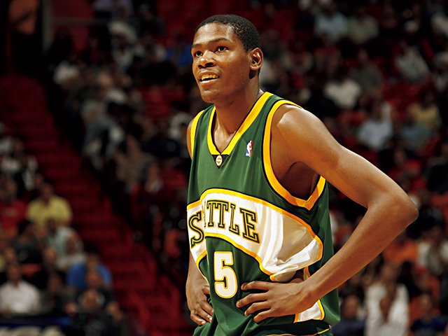 NBA シアトルスーパーソニックス 薄手 スタジャン L レア NBA シアトル