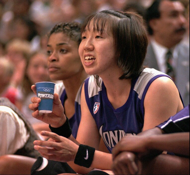 WNBA時代の萩原　©︎AP/AFLO