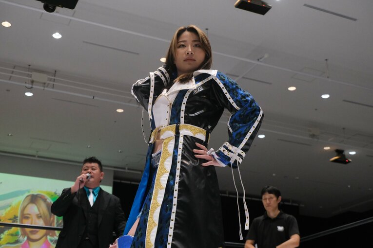 スターダムの大学生レスラー・妃南　©Norihiro Hashimoto